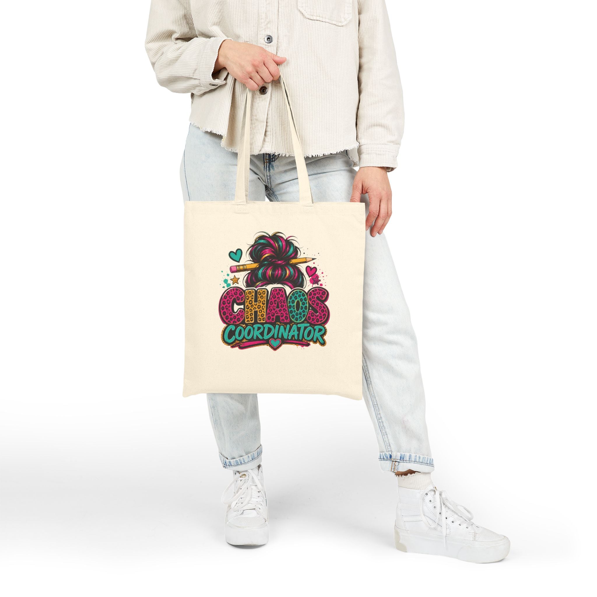 Chaos Coordinator - Cotton Canvas Tote Bag
