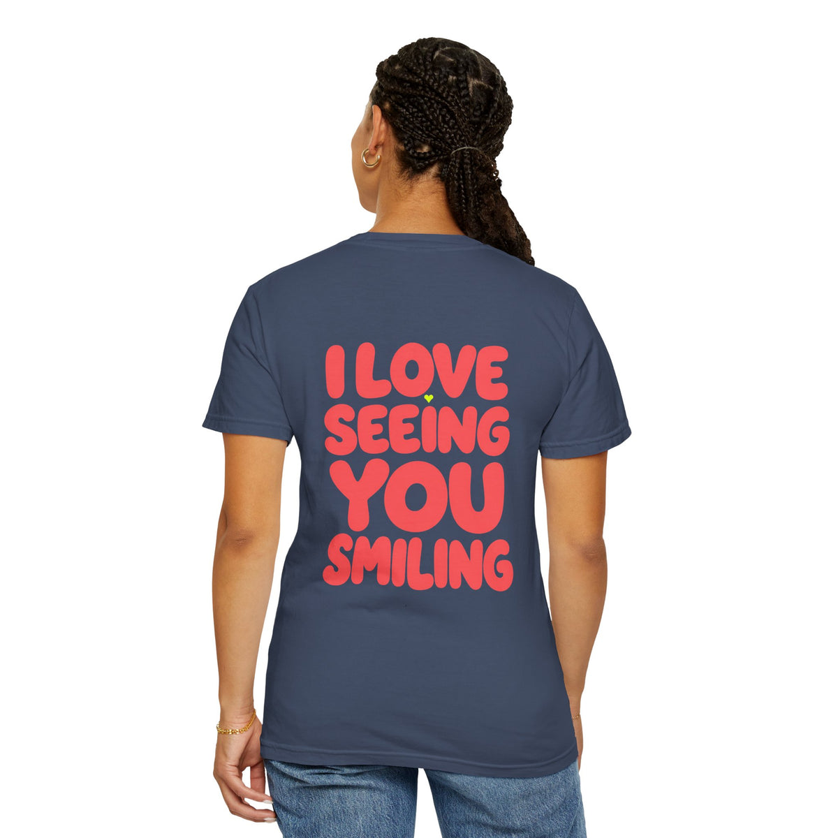 Hi Lovely Human Navy Garment-Dyed Comfort Colors® T-Shirt