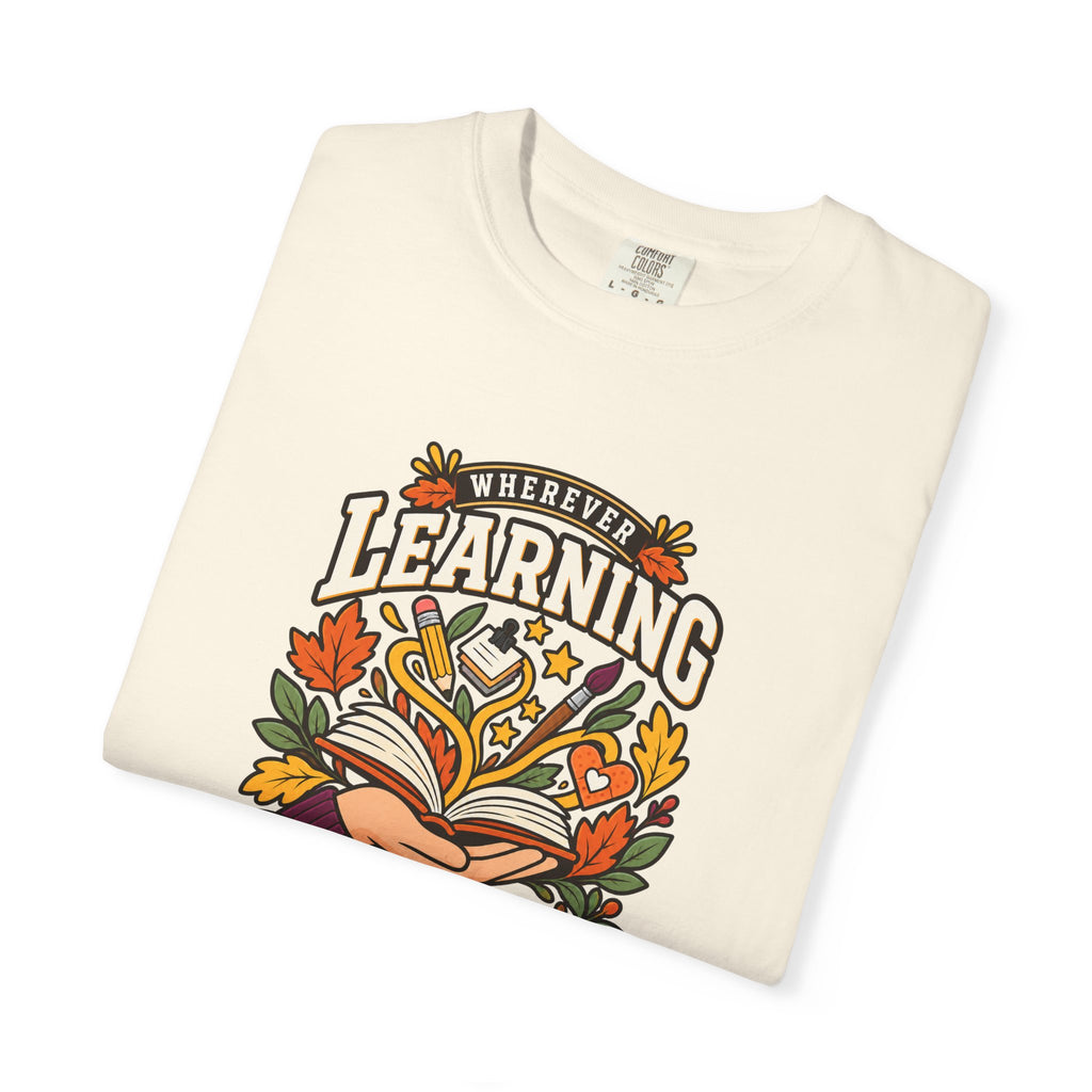 Wherever Learning Needs a Hand Teacher Heavyweight Tee 🍎📚