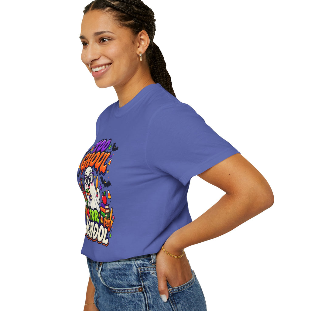 Too Ghoul for School T-Shirt — Cute Halloween Ghost Back-to-School Tee
