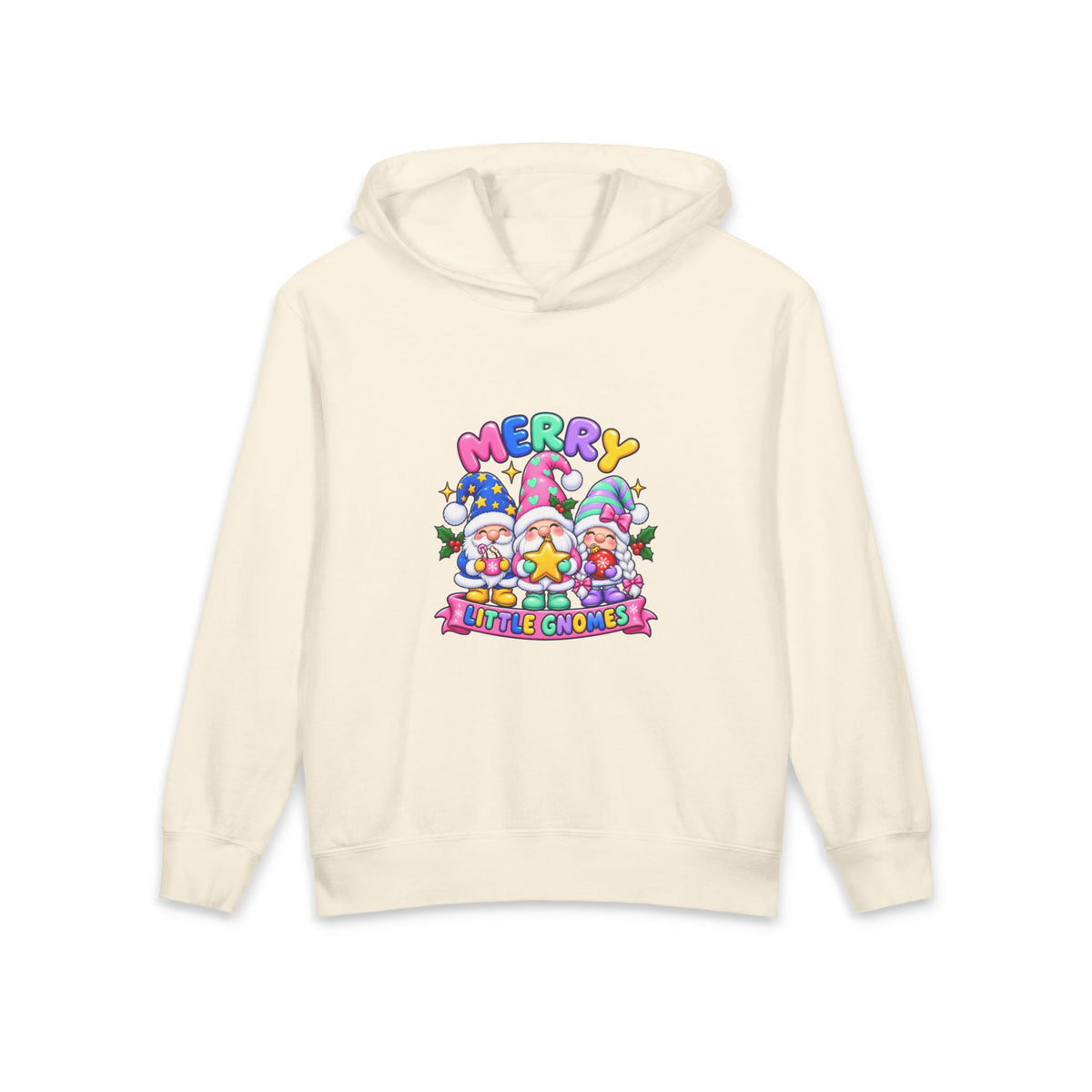 Merry Little Gnomes Christmas Youth Hoodie