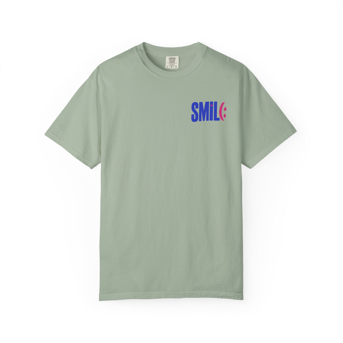 SMILE IT'S FREE! Garment-Dyed Graphic Tee