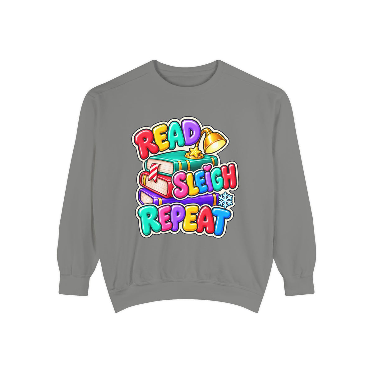 Read, Sleigh, Repeat Christmas Sweatshirt 📚🔔❄️