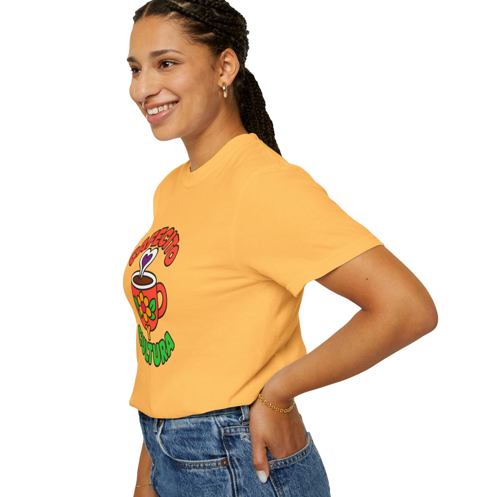 Cafecito Y Cultura Heavyweight Tee ☕🌼