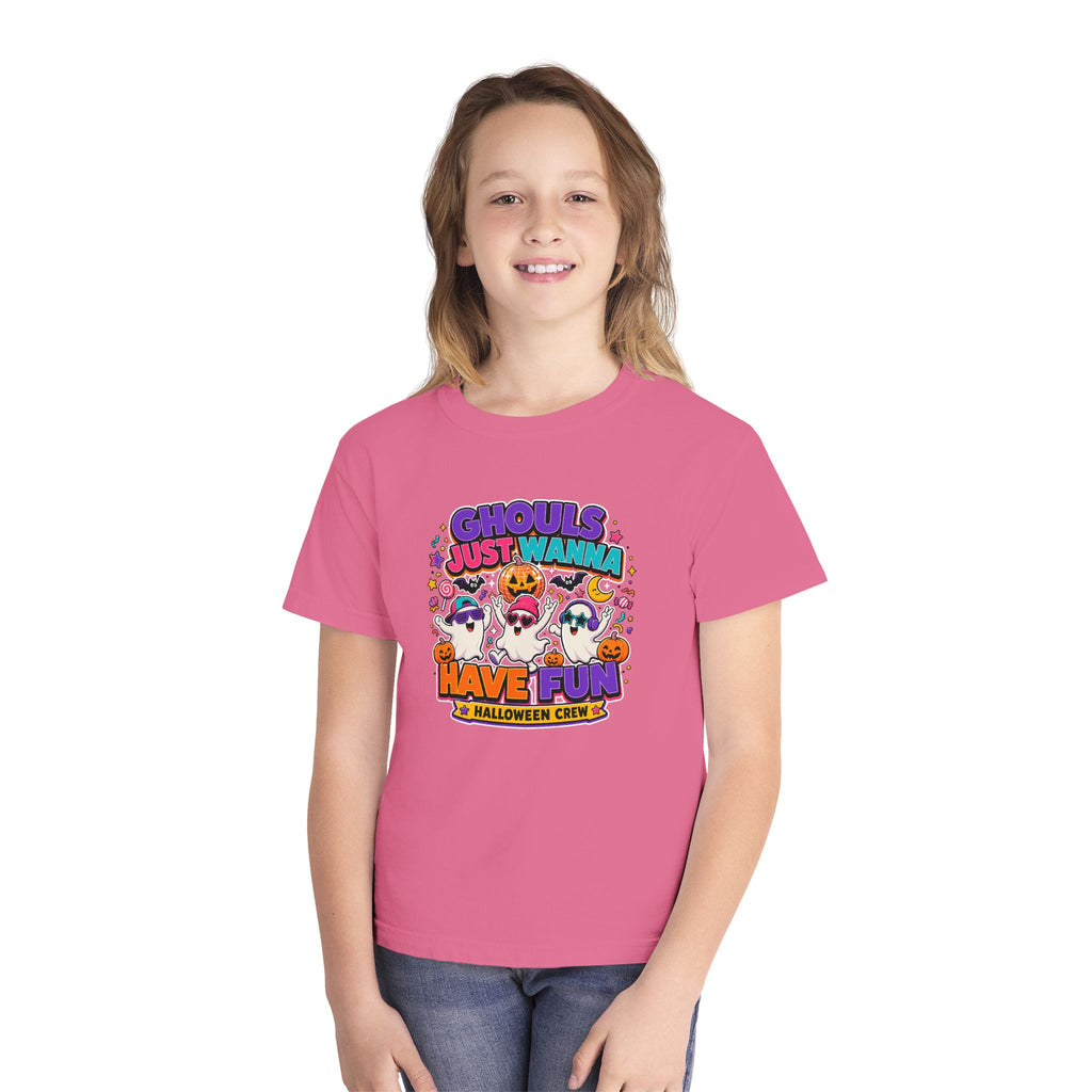 Ghouls Just Wanna Have Fun Youth Halloween Tee 🎃👻