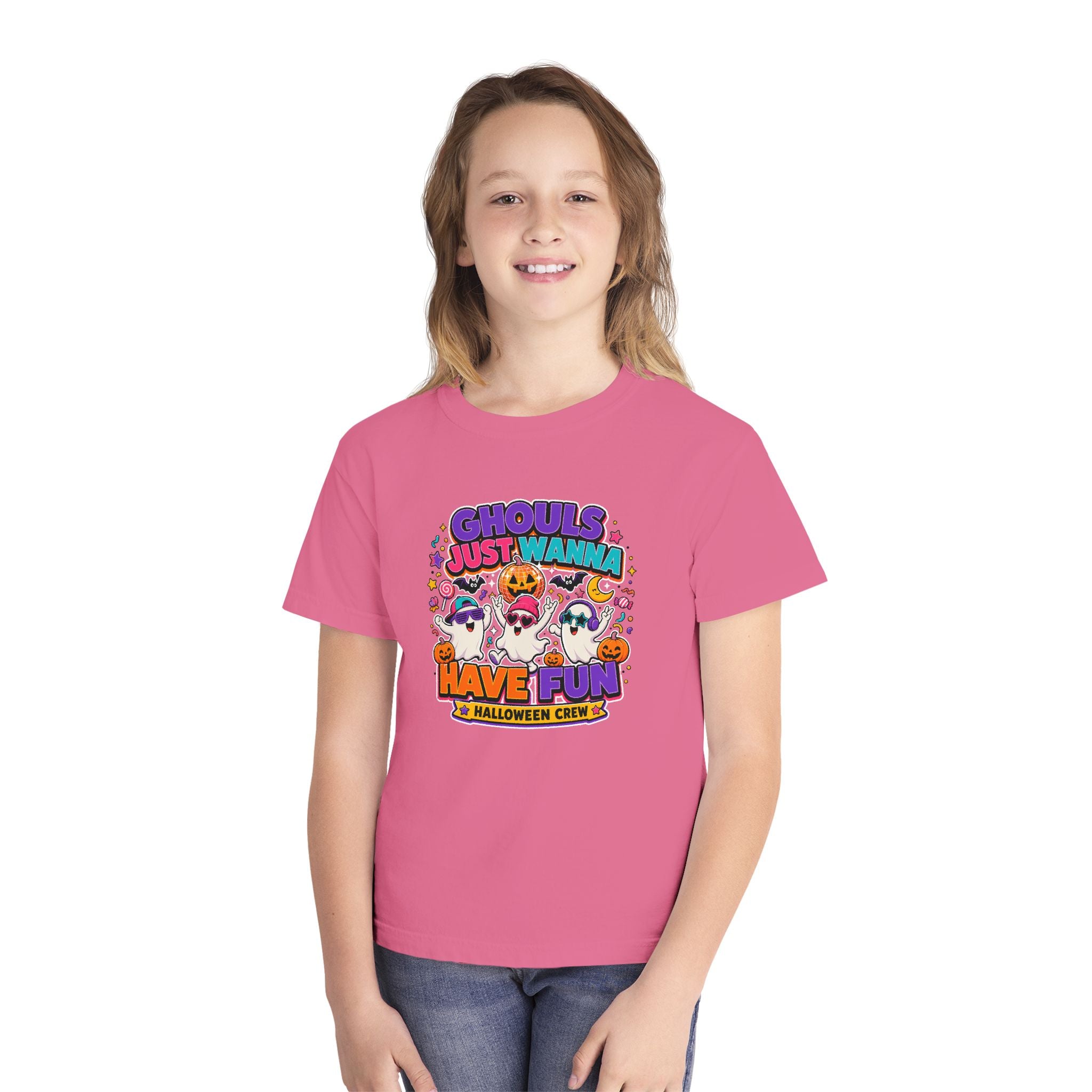 Ghouls Just Wanna Have Fun Youth Halloween Tee 🎃👻