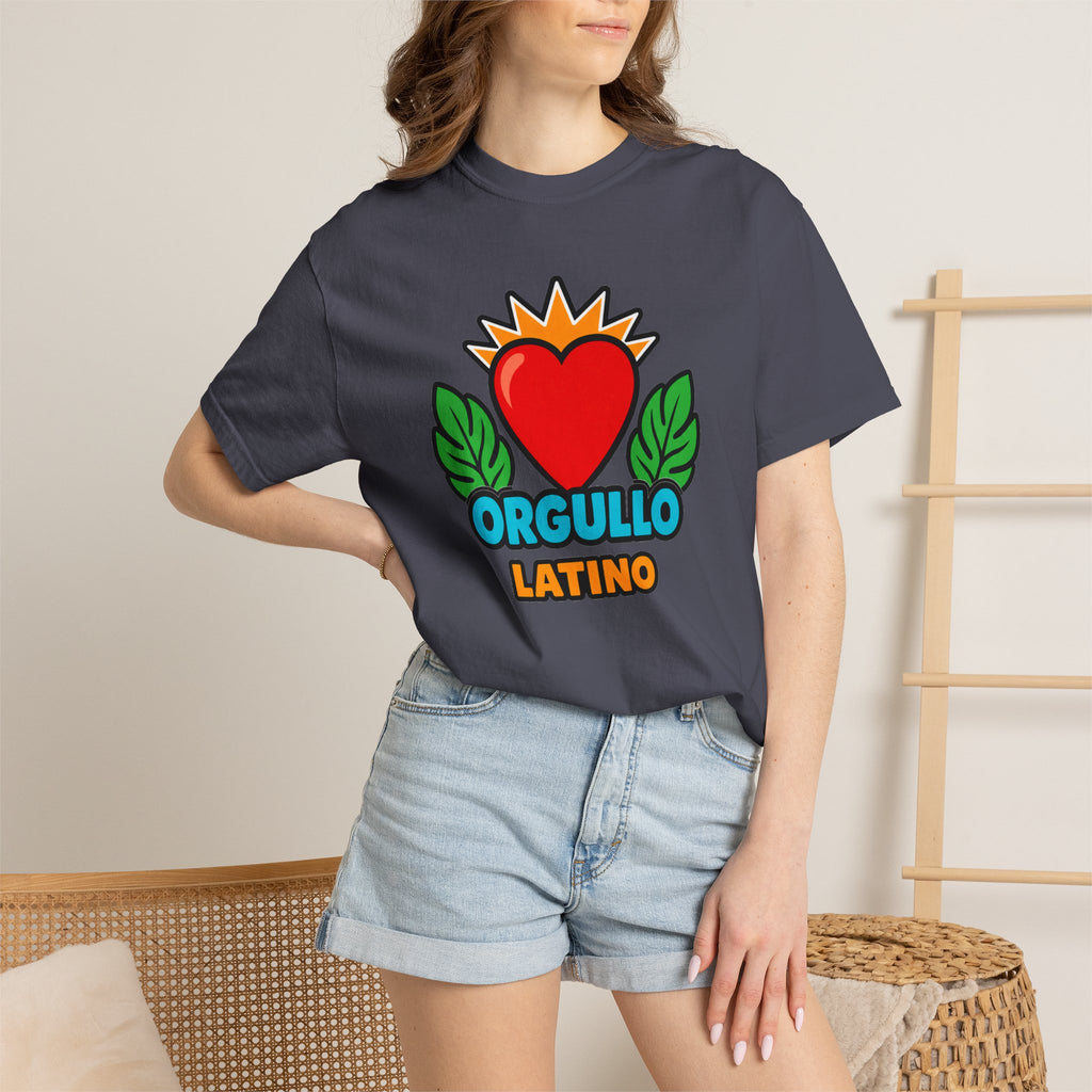 Orgullo Latino Heritage Heavyweight Tee ❤️🌿