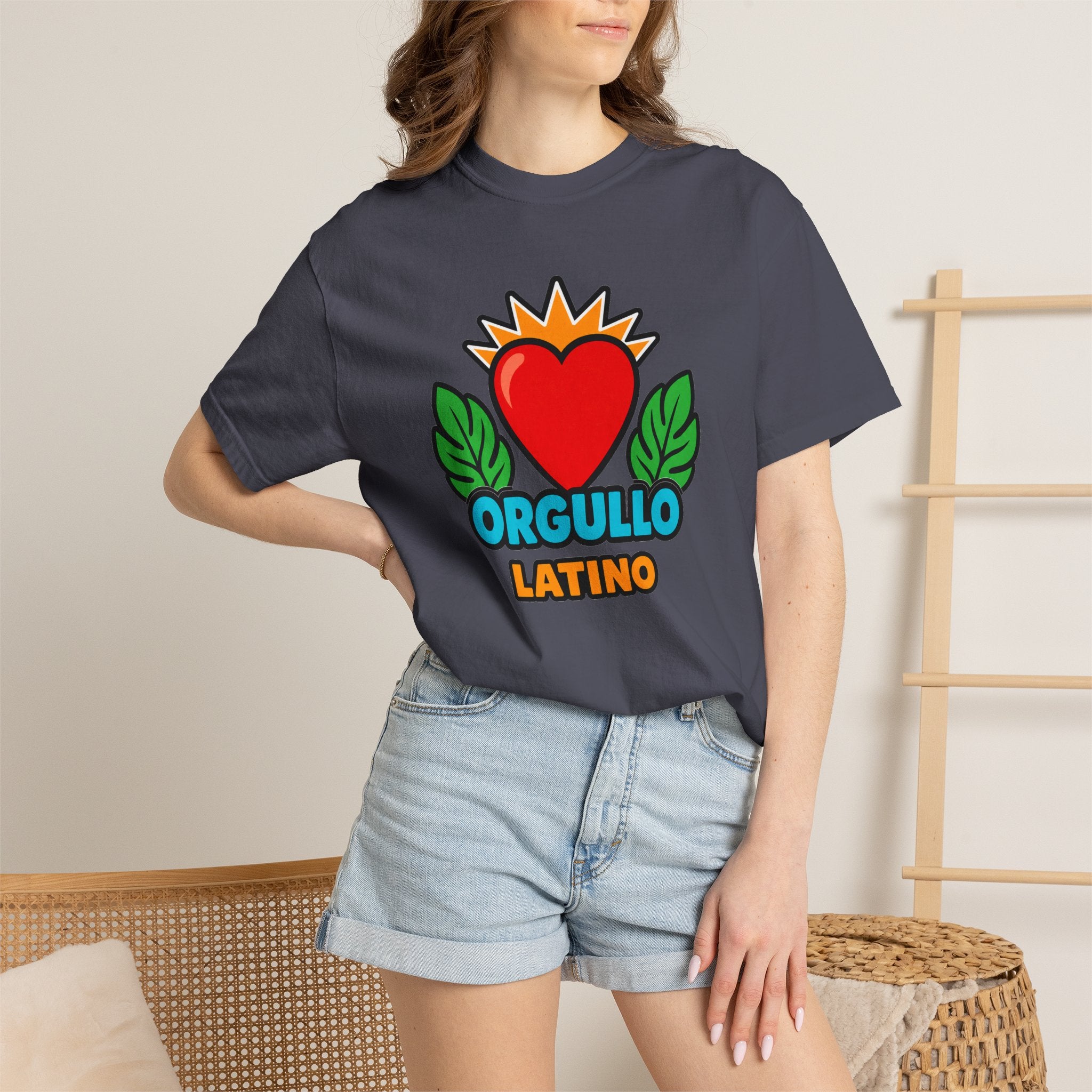 Orgullo Latino Heritage Heavyweight Tee ❤️🌿