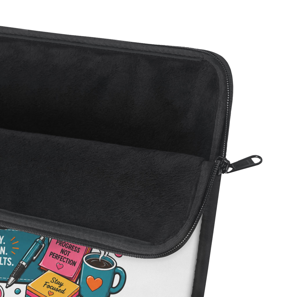 Workflow Warrior - Cute Productivity Organizer Laptop and iPad Sleeve
