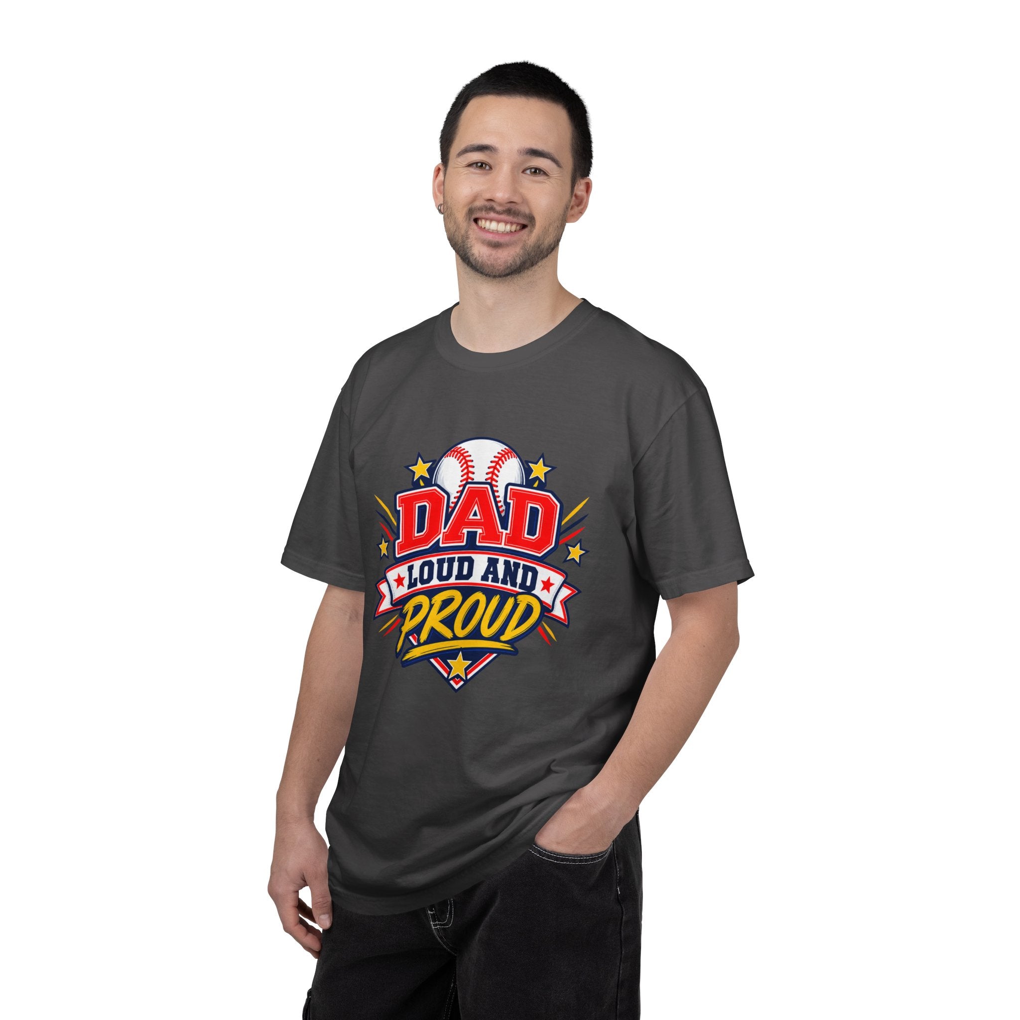 Baseball Dad Loud and Proud Comfort Colors® Tee ⚾️⭐