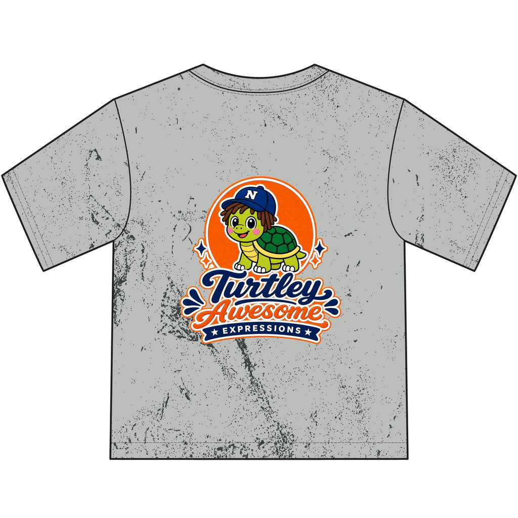 Turtley Awesome Distressed Youth Comfort Colors® Tee 🐢✨
