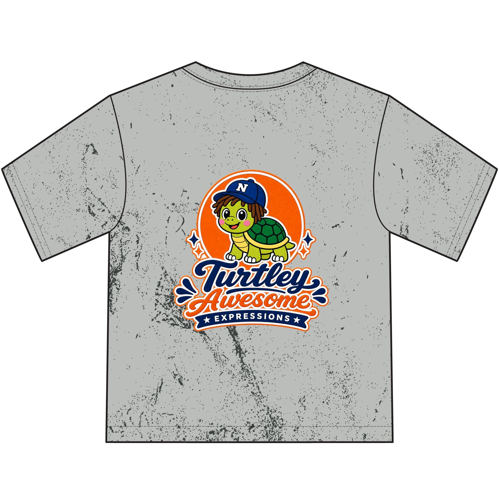 Turtley Awesome Distressed Youth Comfort Colors® Tee 🐢✨