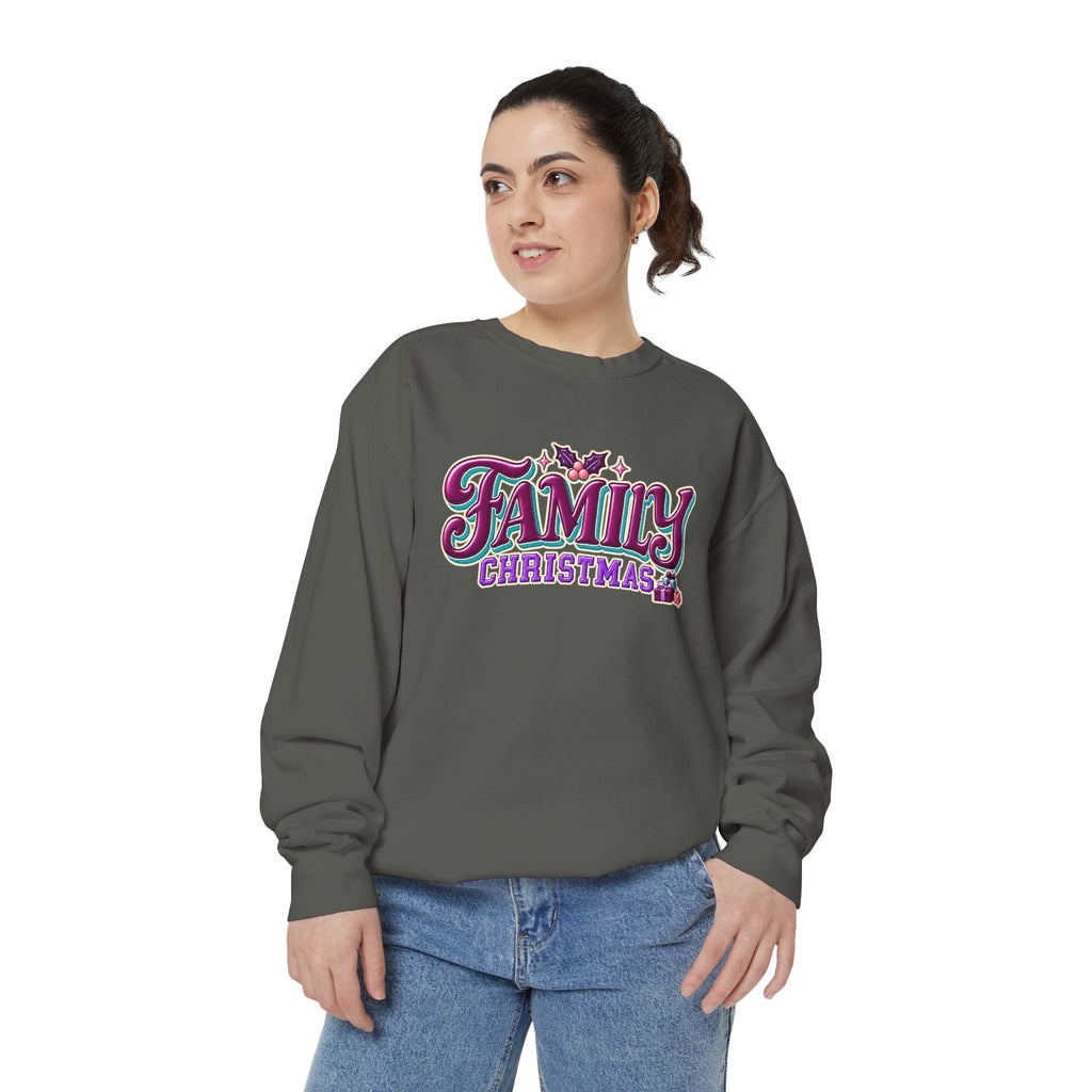 Family Christmas Retro Holiday Sweatshirt