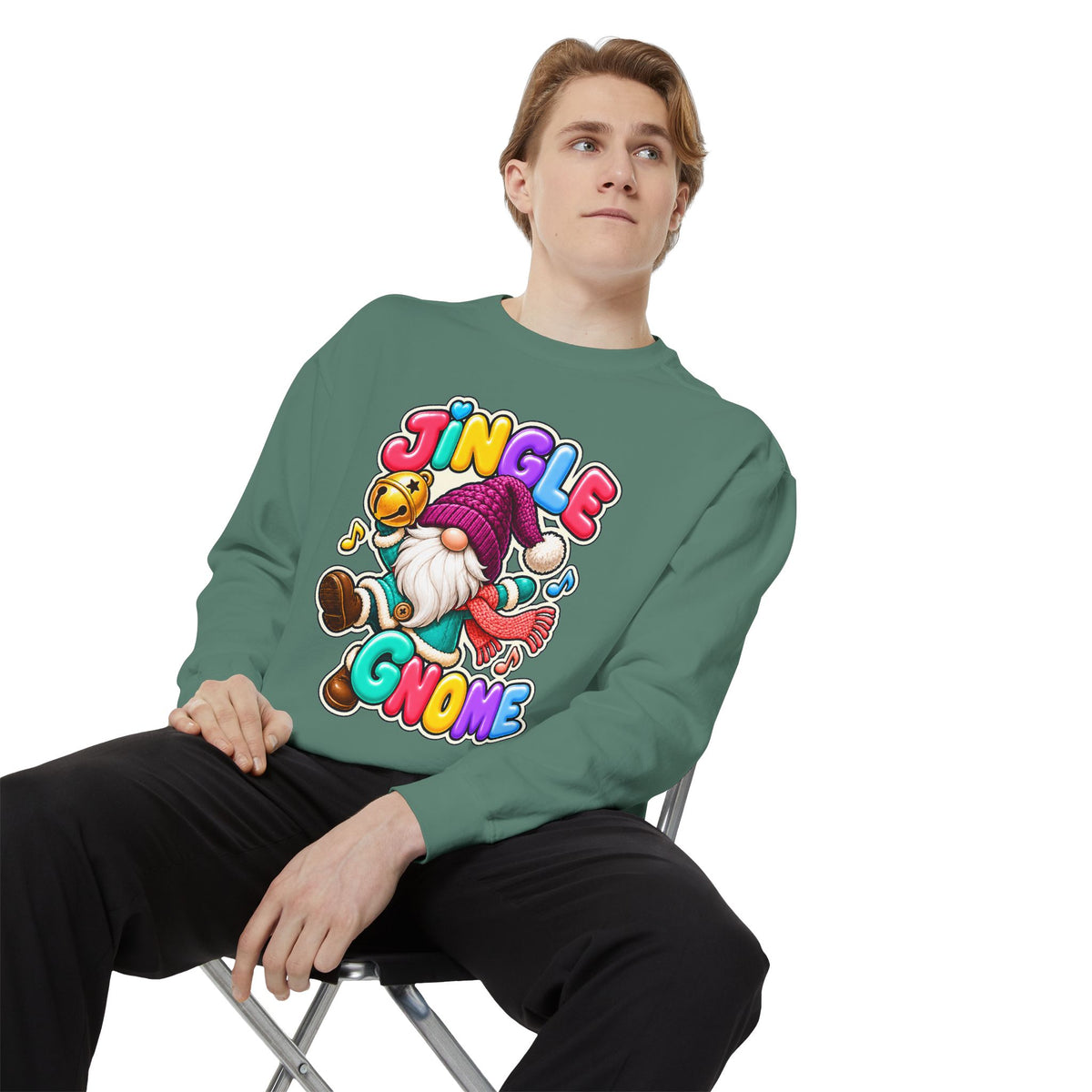Jingle Gnome Christmas Sweatshirt 🔔🎶🧙‍♂️