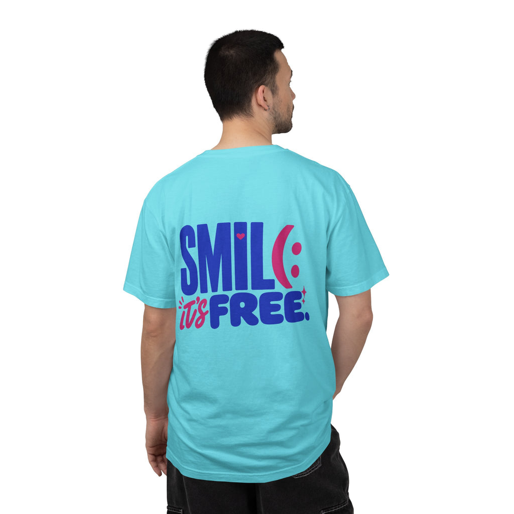 SMIL(: It’s Free Garment-Dyed Graphic Tee
