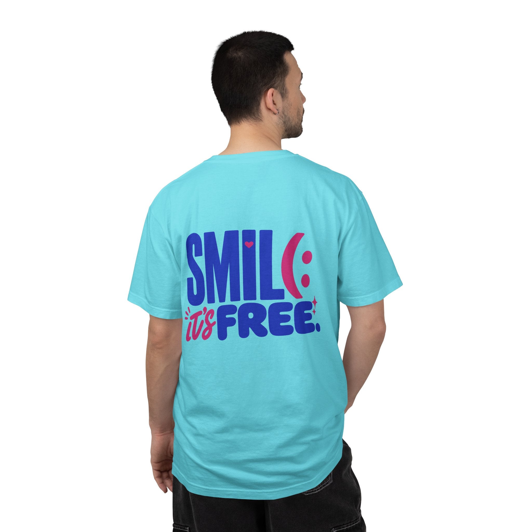 SMIL(: It’s Free Garment-Dyed Graphic Tee
