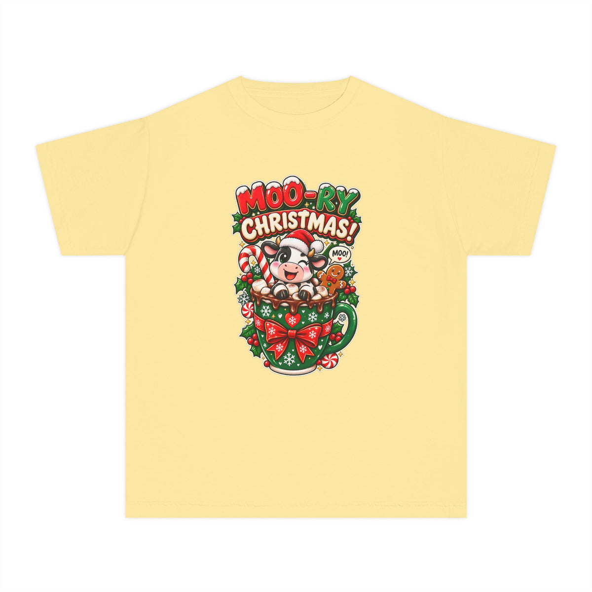 MOO-RY Christmas Youth Tee