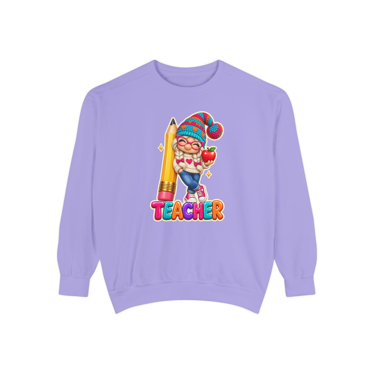 Gnome Teacher Classroom Christmas Holiday Sweatshirt
