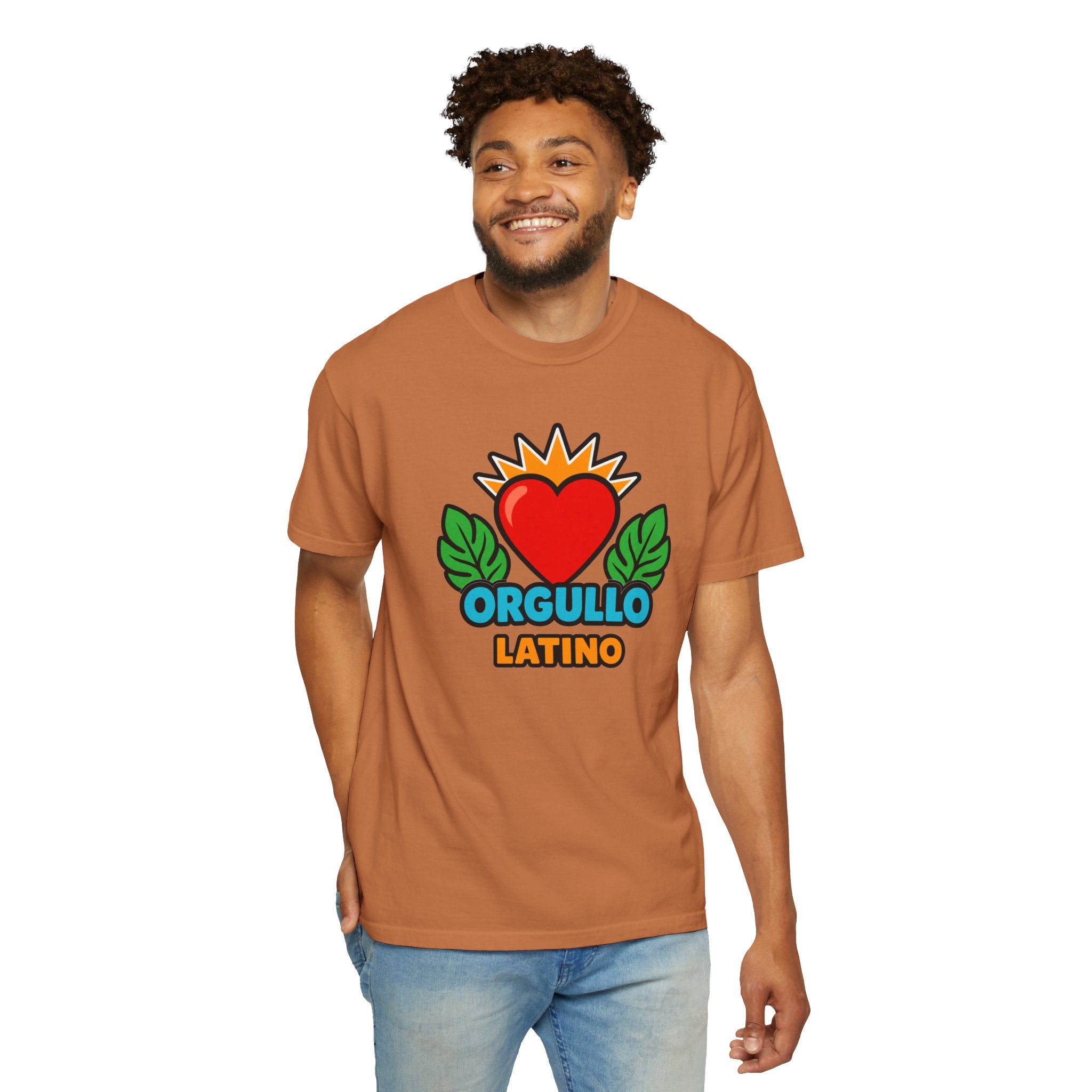 Orgullo Latino Heritage Heavyweight Tee ❤️🌿