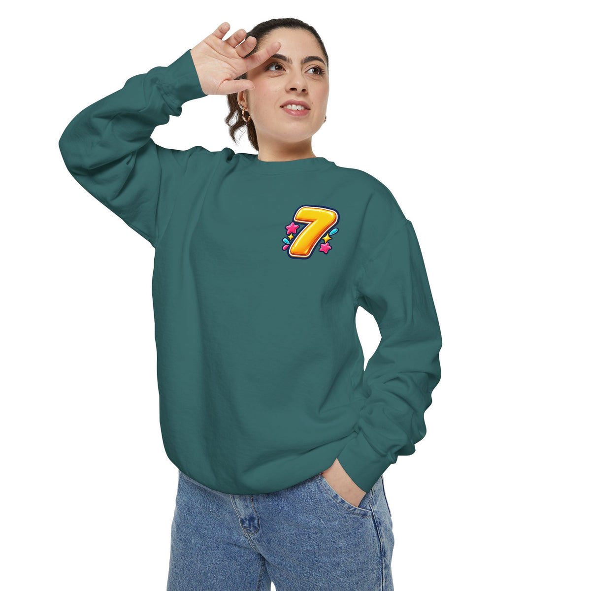 Seven Has “Even” in It, That’s Odd Sweatshirt | Funny Number 7 Crewneck 7️⃣🤔