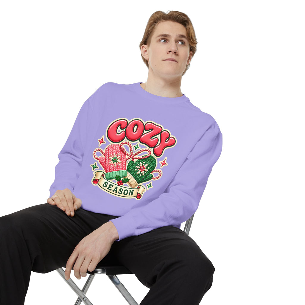 Cozy Season Christmas Sweatshirt 🧤🎄☕️