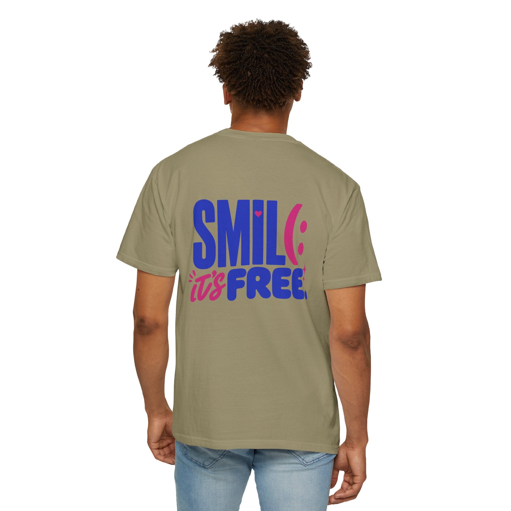 SMIL(: It’s Free Garment-Dyed Graphic Tee