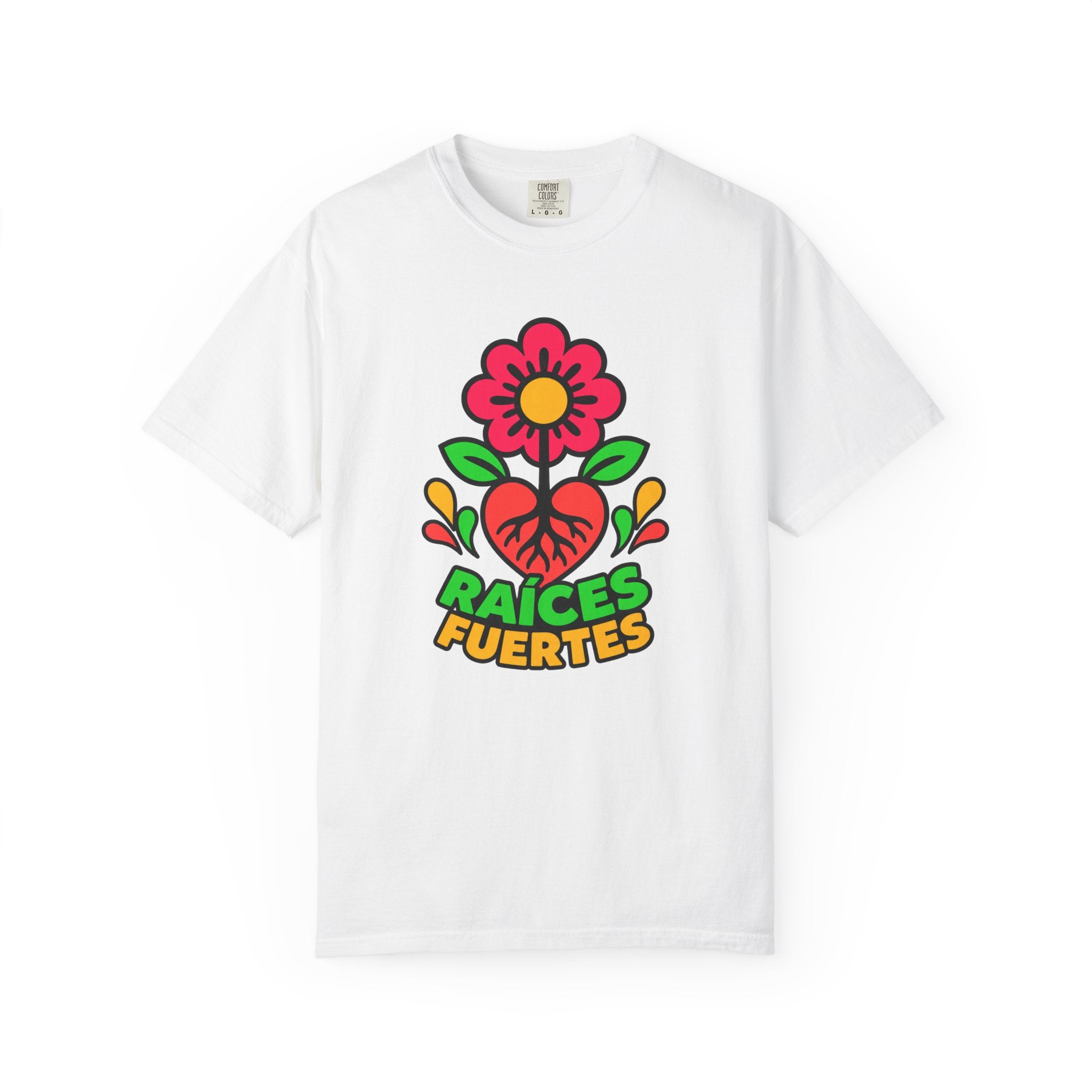 Raíces Fuertes Latino Heritage Heavyweight Tee 🌺❤️