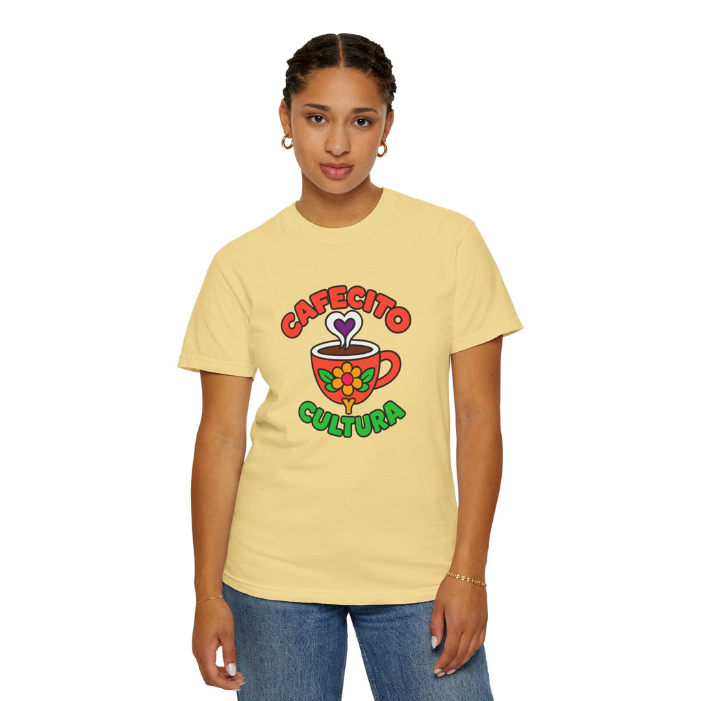 Cafecito Y Cultura Heavyweight Tee ☕🌼