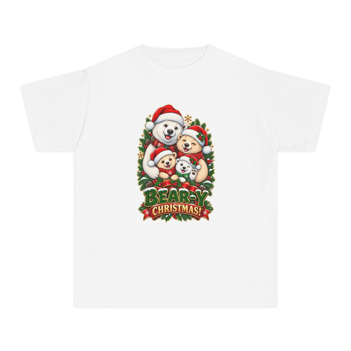 BEAR-Y Christmas Youth Tee