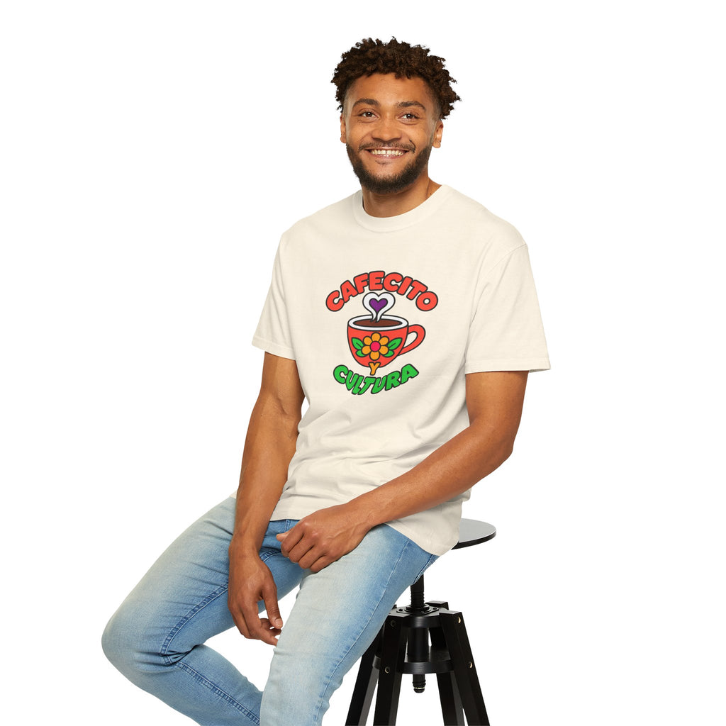 Cafecito Y Cultura Heavyweight Tee ☕🌼