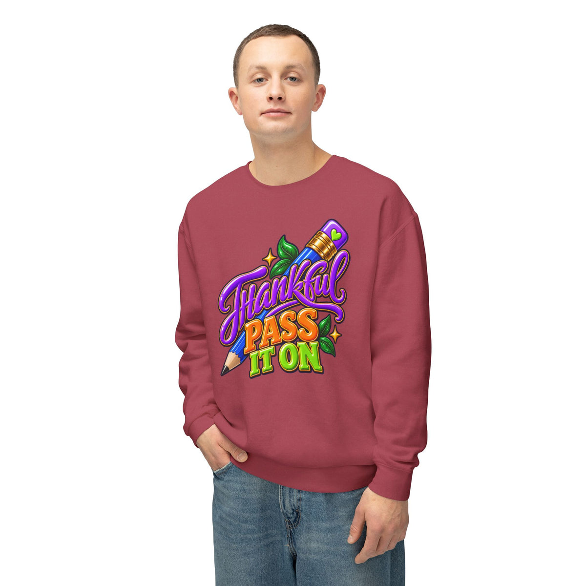 Thankful "Pass It On" Crewneck Sweatshirt