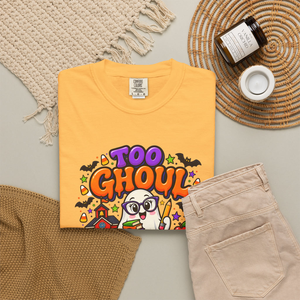 Too Ghoul for School T-Shirt — Cute Halloween Ghost Back-to-School Tee