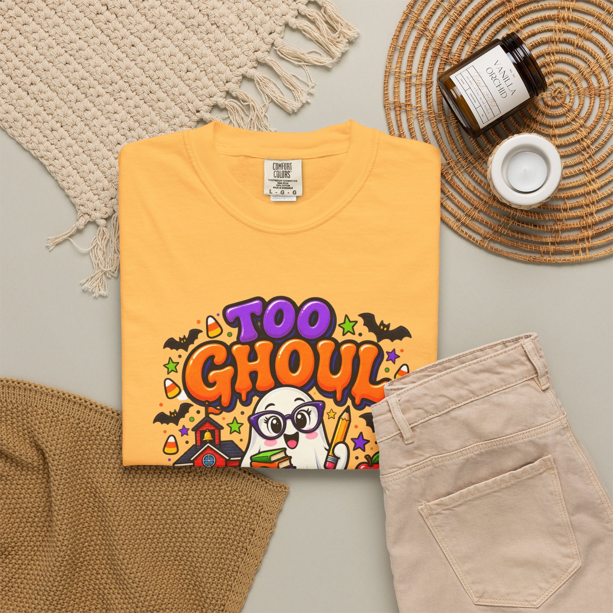 Too Ghoul for School T-Shirt — Cute Halloween Ghost Back-to-School Tee