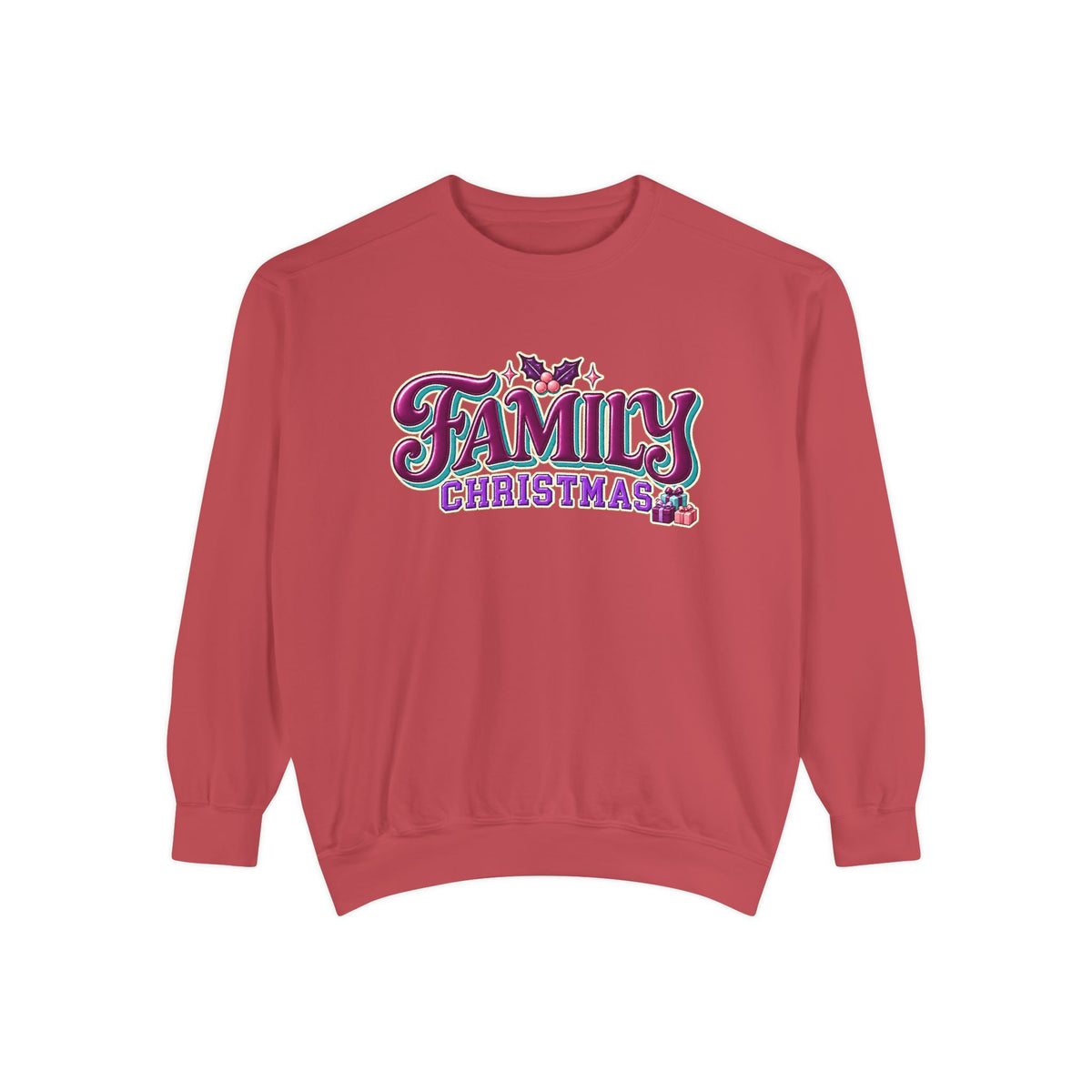 Family Christmas Retro Holiday Sweatshirt