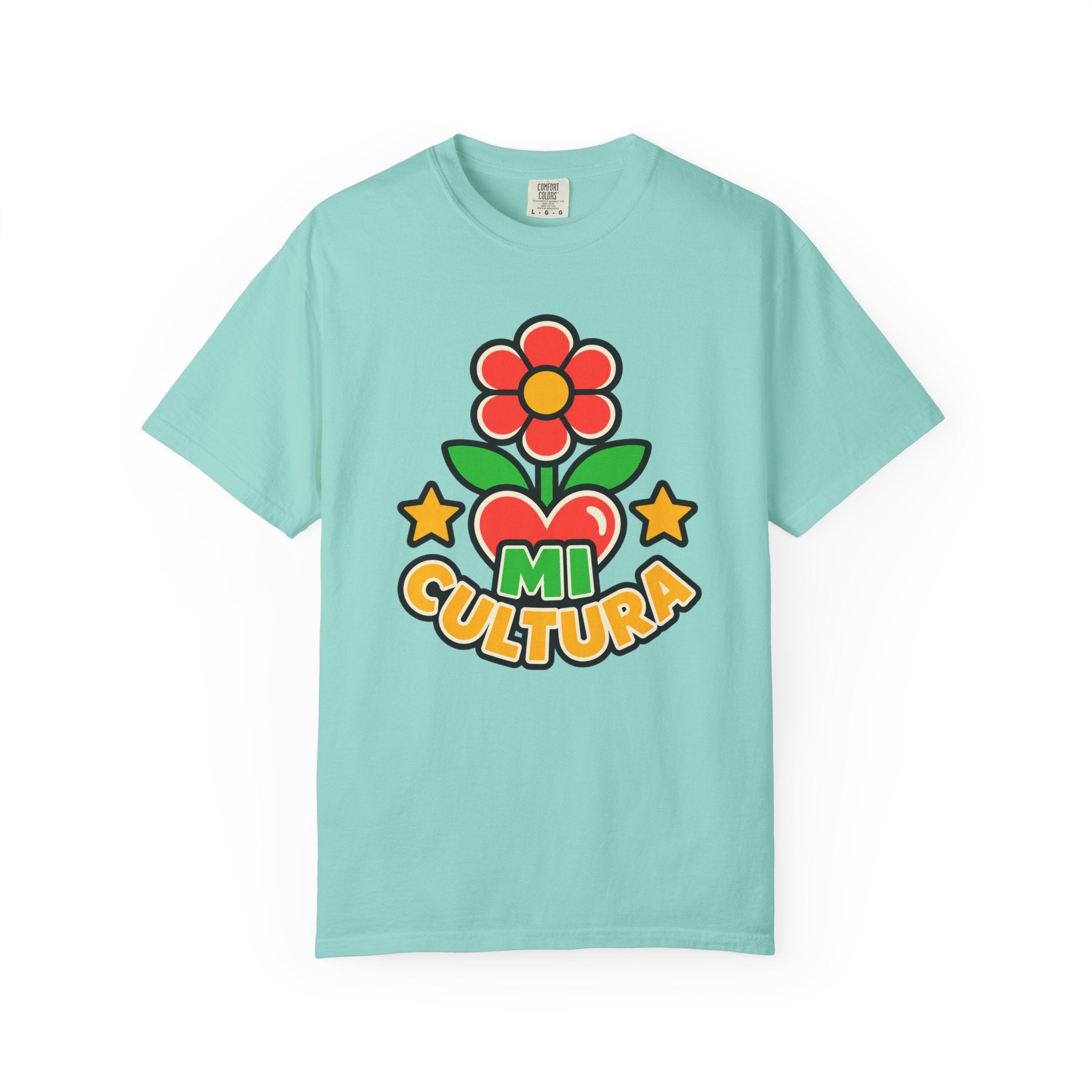 Mi Cultura Latino Heritage Heavyweight Tee 🌺❤️