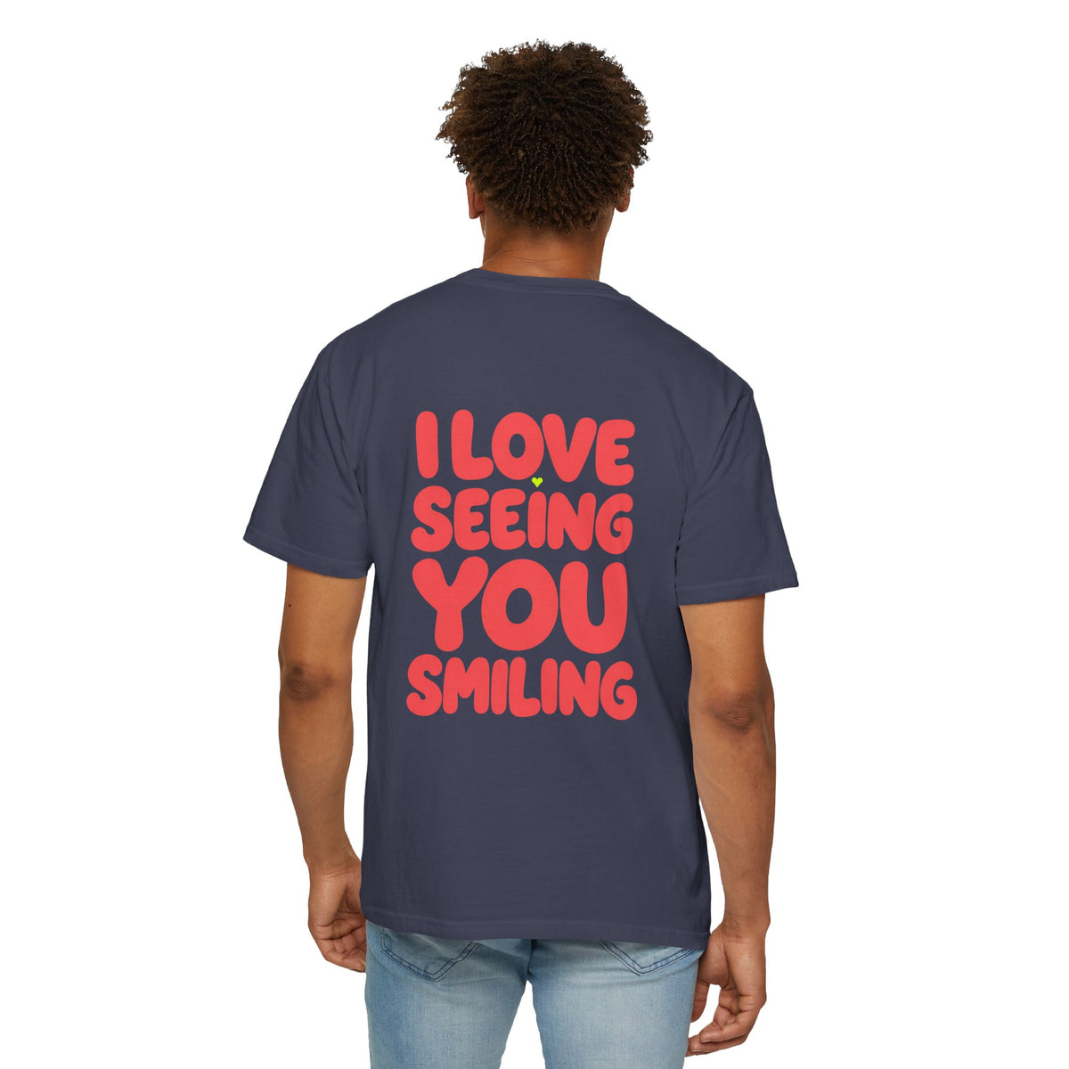 Hi Lovely Human Navy Garment-Dyed Comfort Colors® T-Shirt