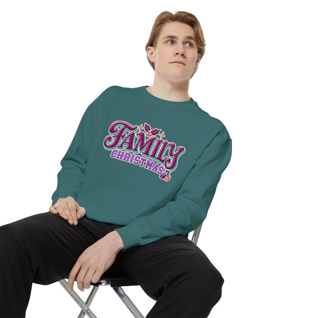 Family Christmas Retro Holiday Sweatshirt
