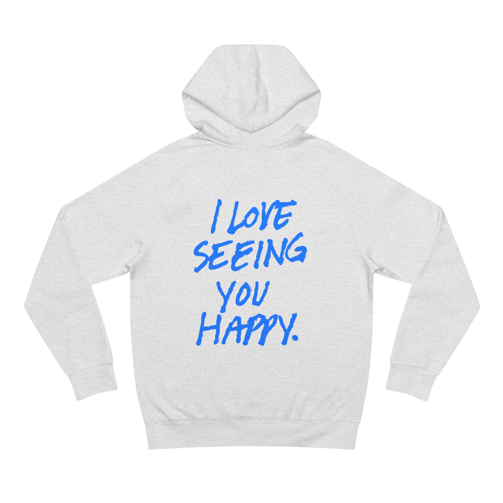 Hi Lovely Human Hoodie — "I Love Seeing You Happy" Cozy Positive Message Hoodie