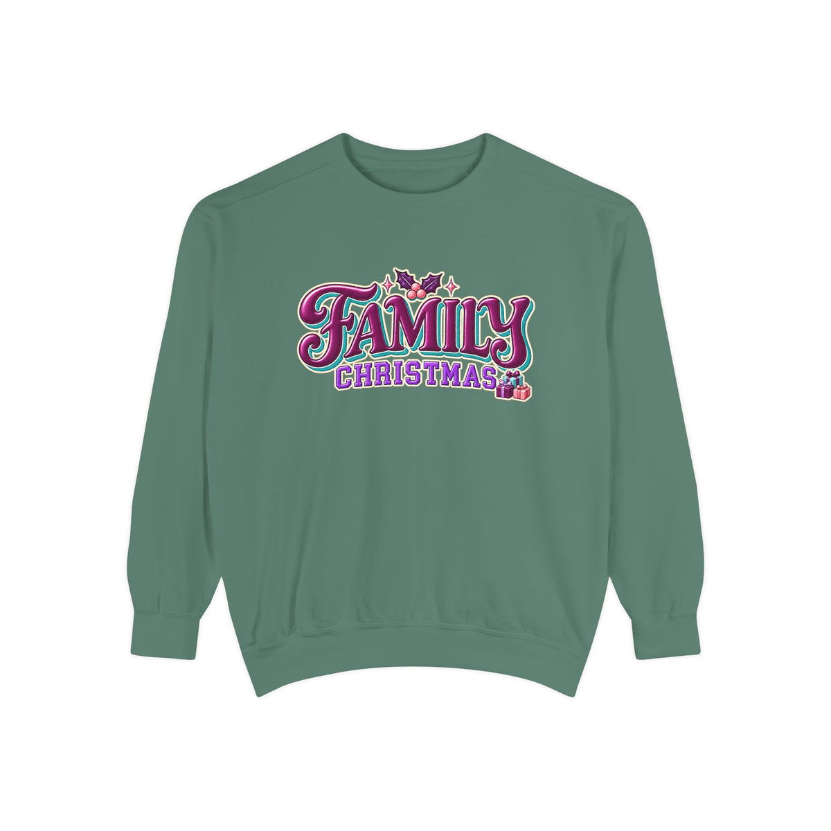 Family Christmas Retro Holiday Sweatshirt