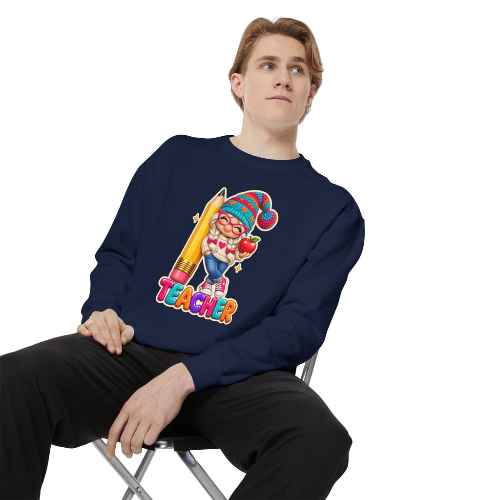 Gnome Teacher Classroom Christmas Holiday Sweatshirt