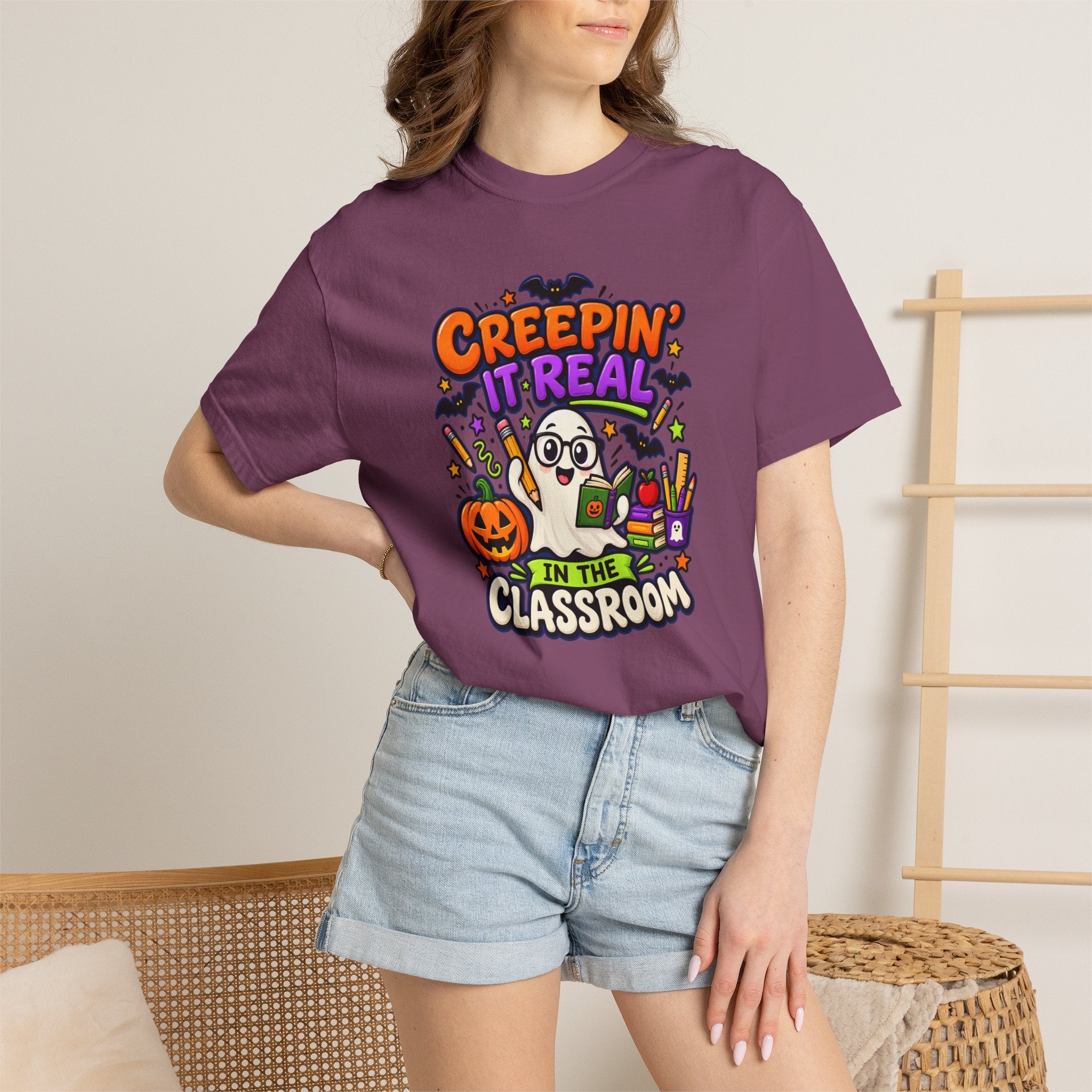 Creepin' It Real in the Classroom Halloween T-Shirt