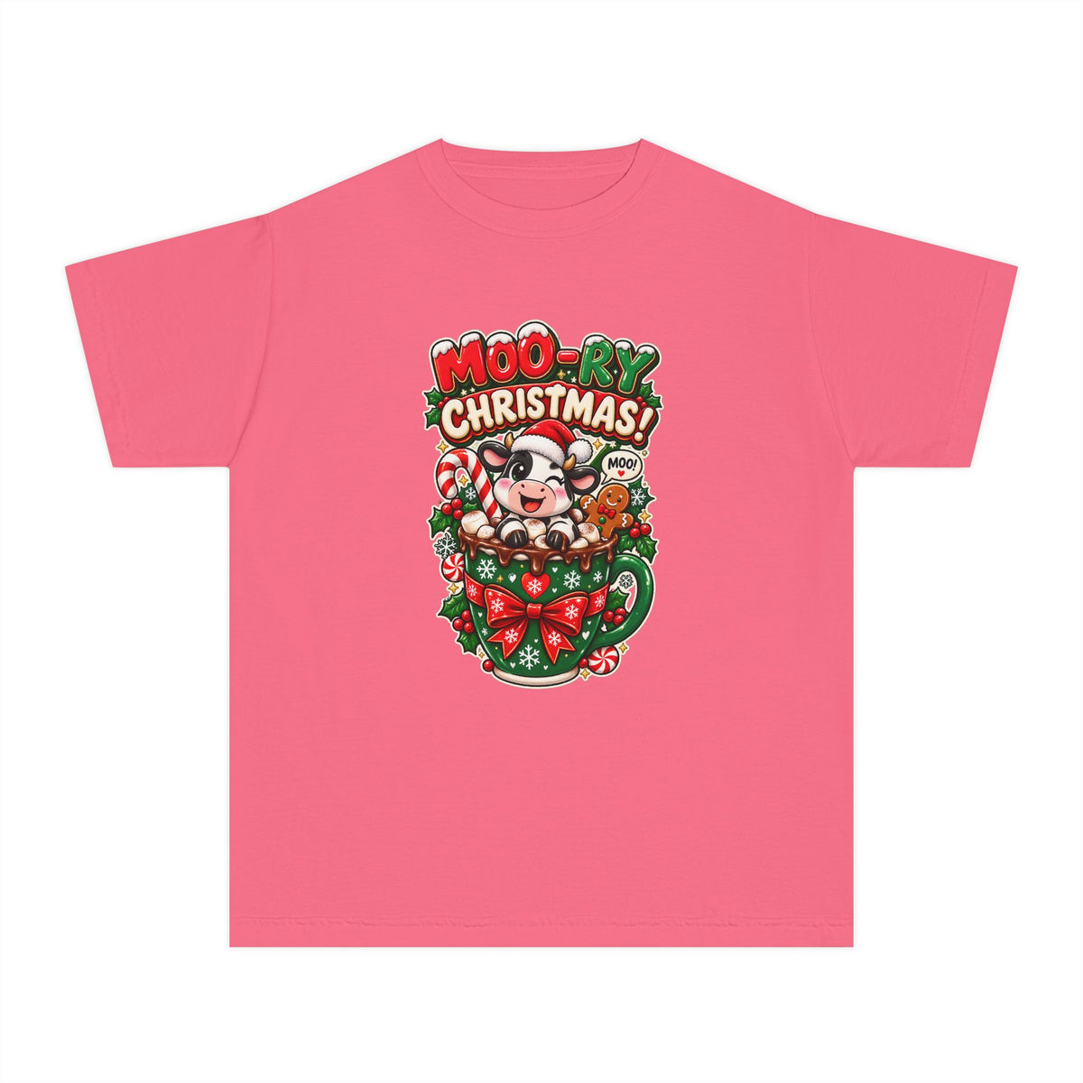 MOO-RY Christmas Youth Tee