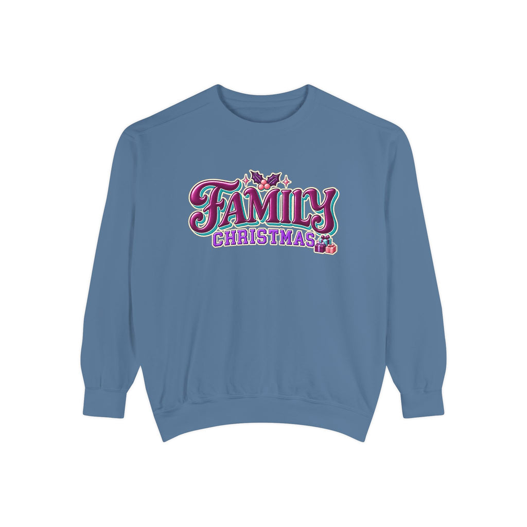 Family Christmas Retro Holiday Sweatshirt