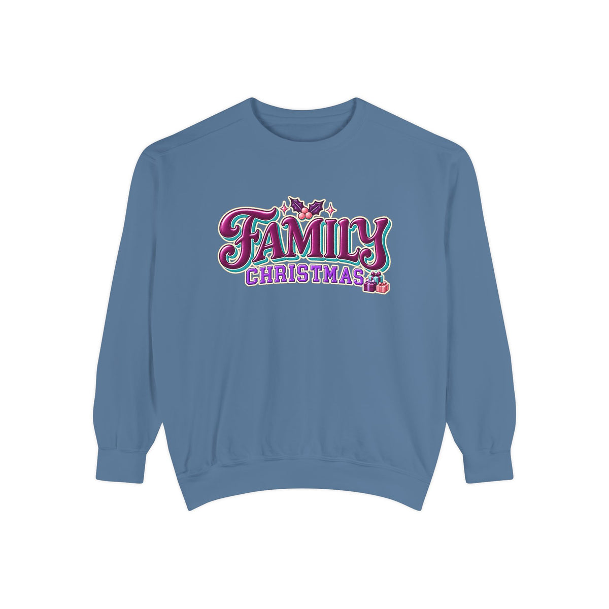 Family Christmas Retro Holiday Sweatshirt