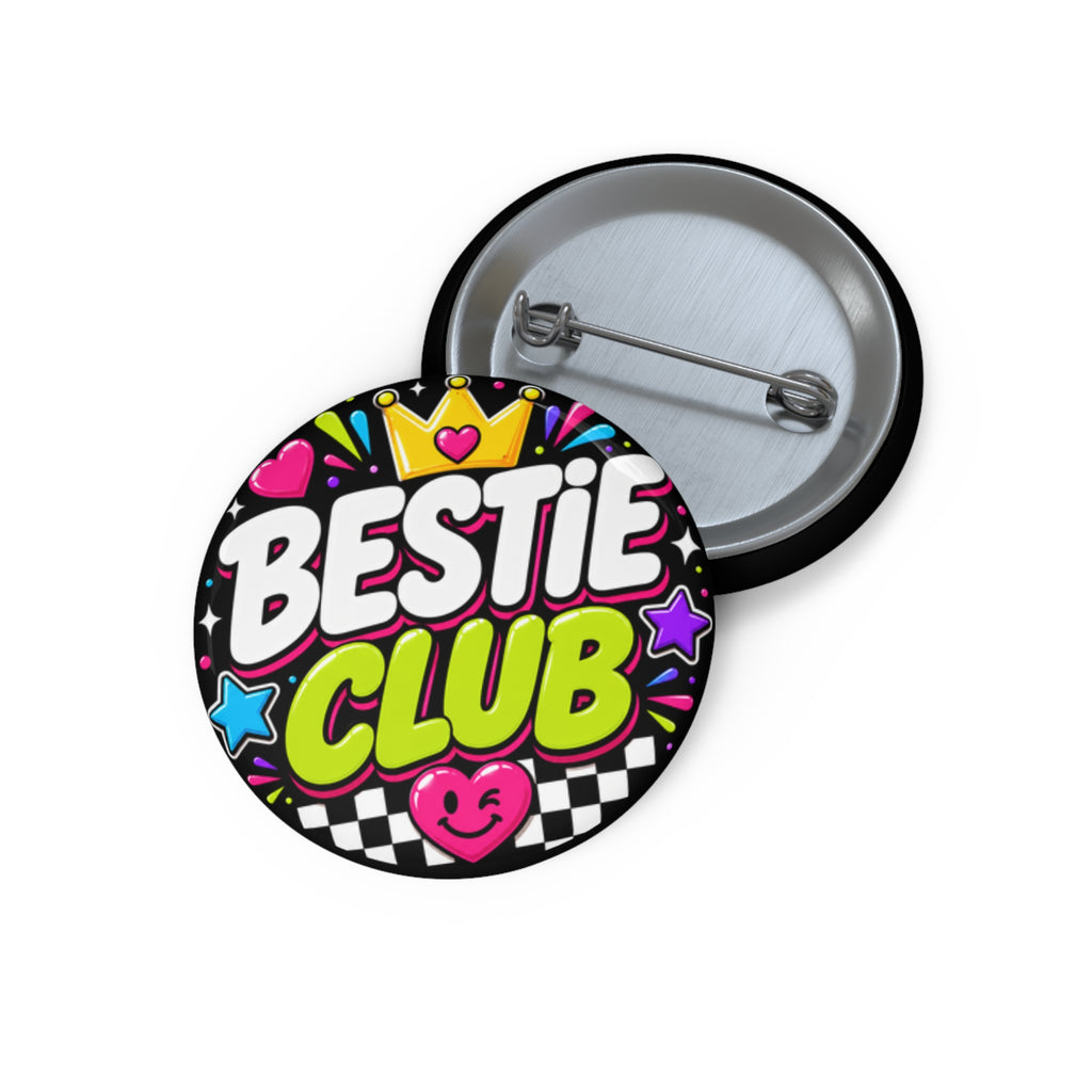 "Bestie Club"  Cute Friendship Badge