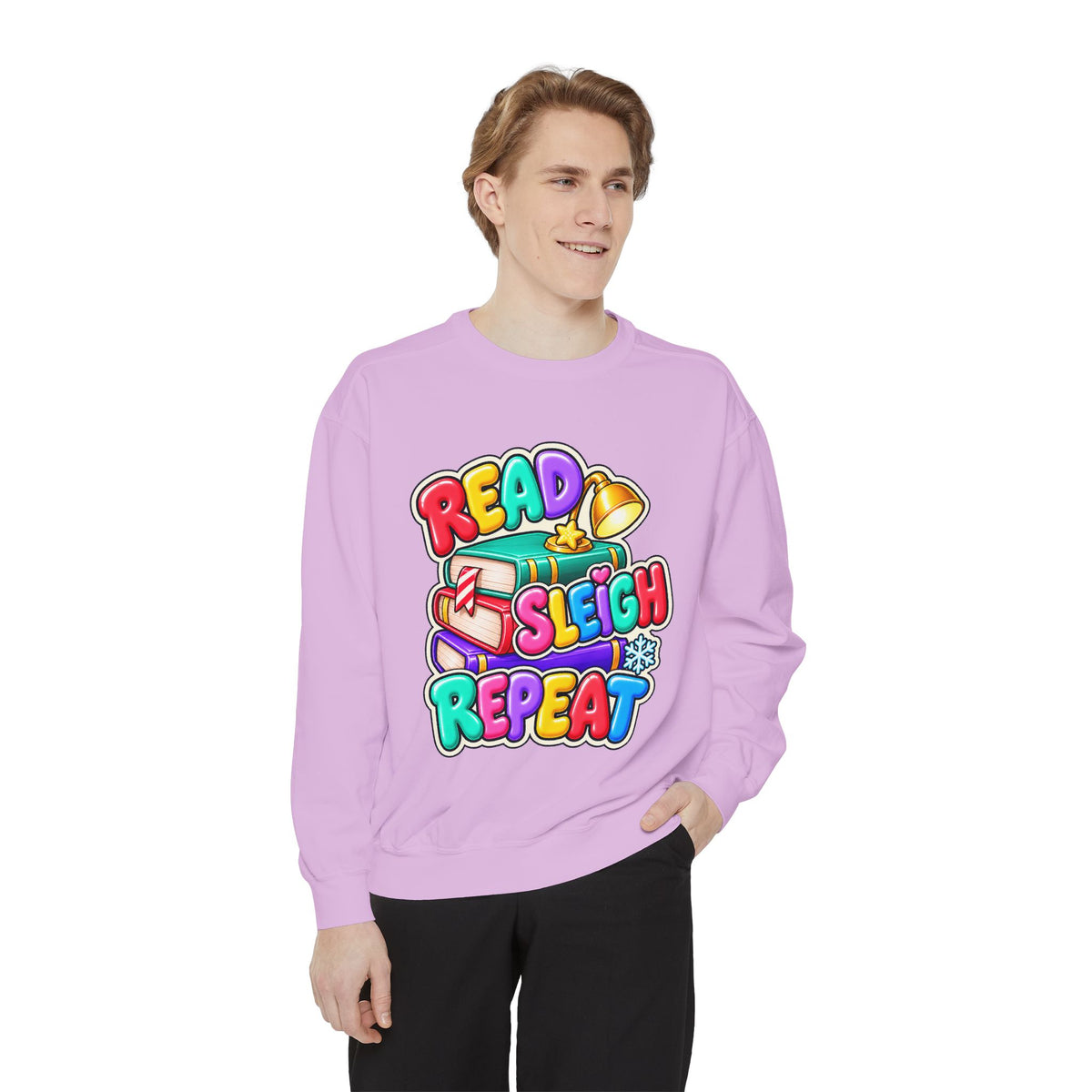 Read, Sleigh, Repeat Christmas Sweatshirt 📚🔔❄️