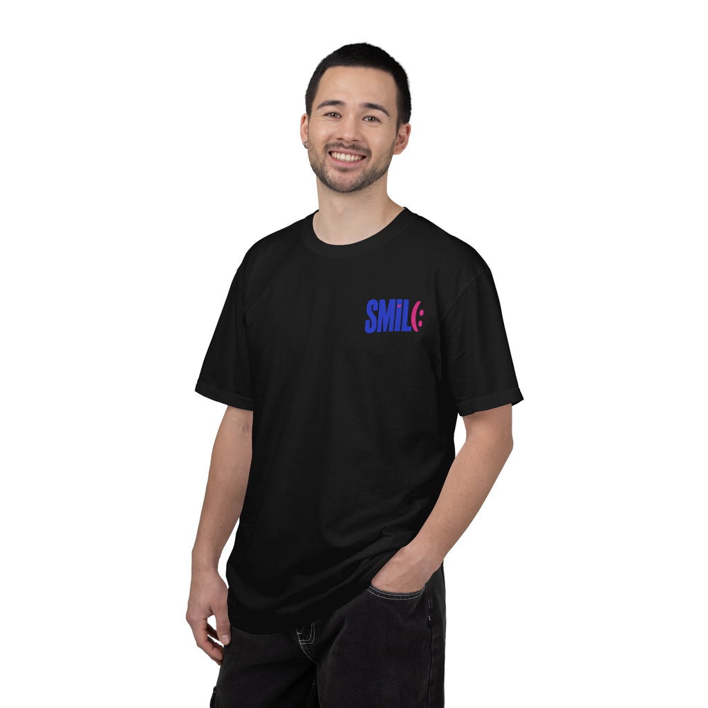SMIL(: It’s Free Garment-Dyed Graphic Tee