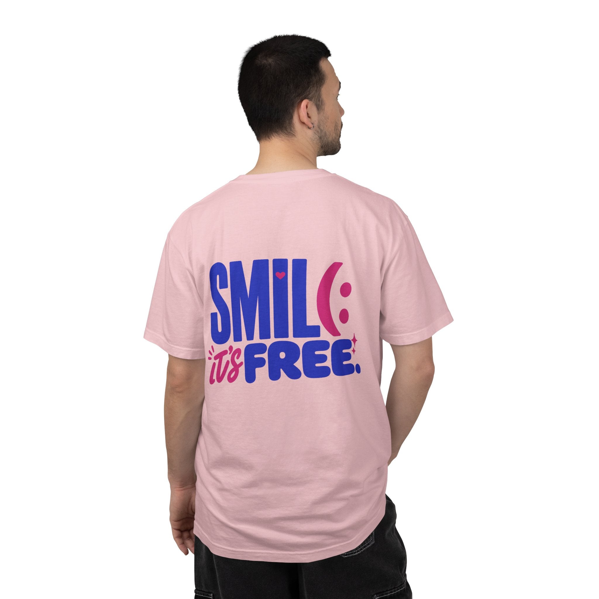 SMIL(: It’s Free Garment-Dyed Graphic Tee