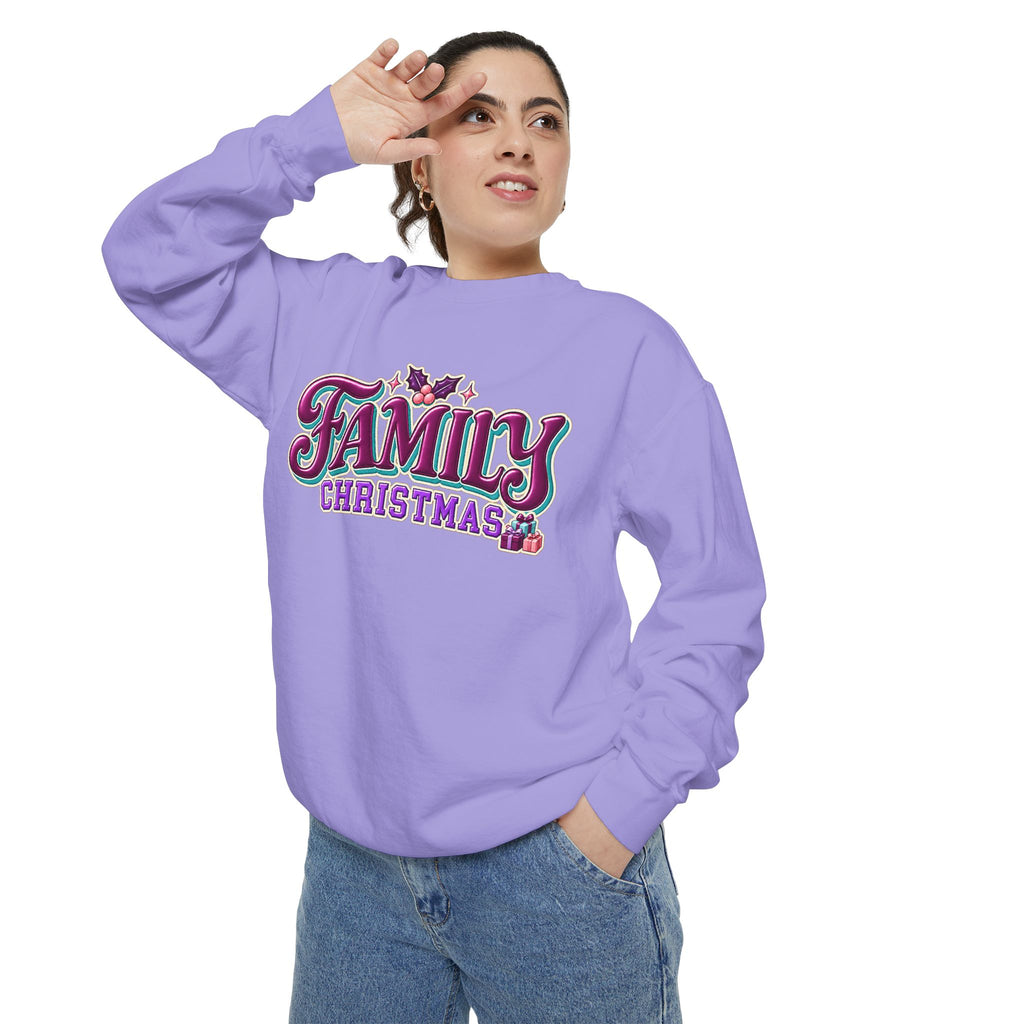 Family Christmas Retro Holiday Sweatshirt