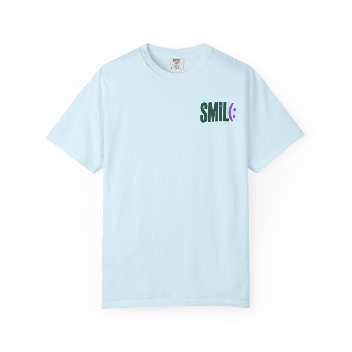 SMILE IT’S FREE! Front-and-Back Garment-Dyed Tee
